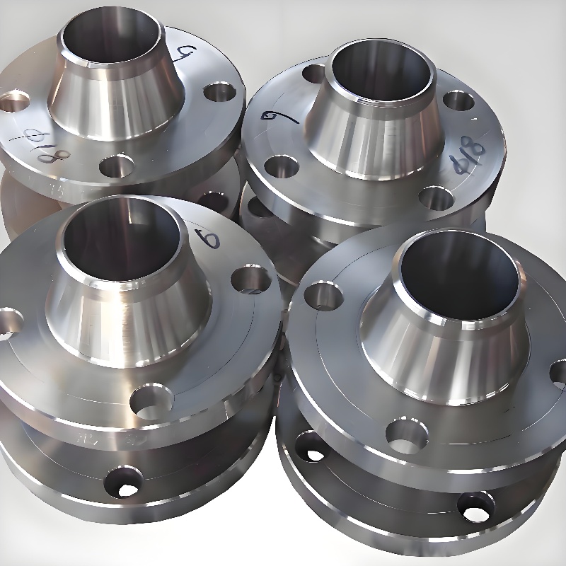 Titanium alloy flange