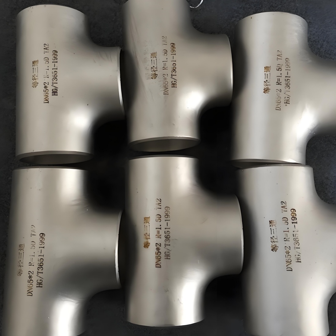 Titanium Pipe tees