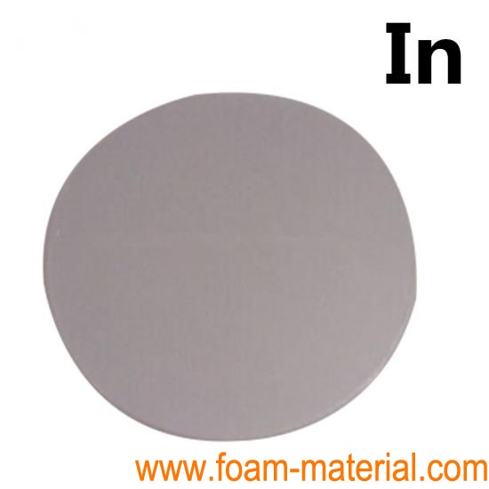 High Purity 99.9%, 99.99% In Indium Sputtering Target Sheet Foil with Competitive Price