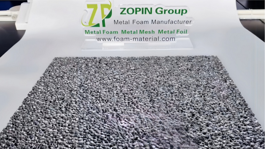 Zopin Engineers Customized 3D Open Cell Aluminum Foam For British Lab